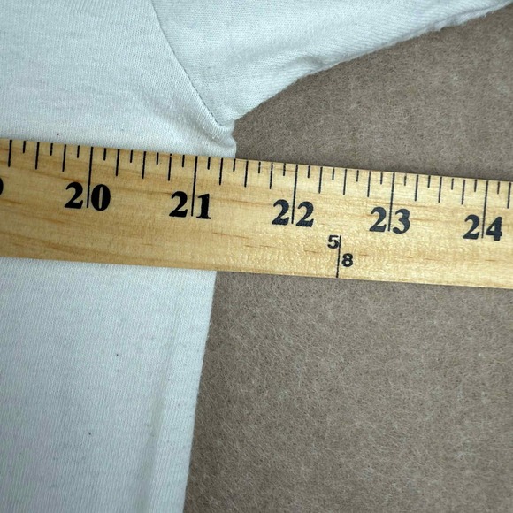 Y2K Ford T-Shirt‎ Men L White Hot Rod American Road Legend Car Graphic Tee - Picture 5 of 7